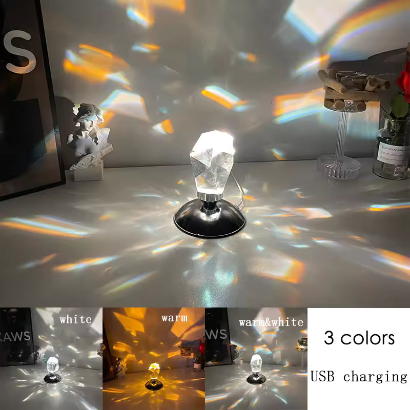 IkraBAY™ - Diamond Crystal Stone Lamp