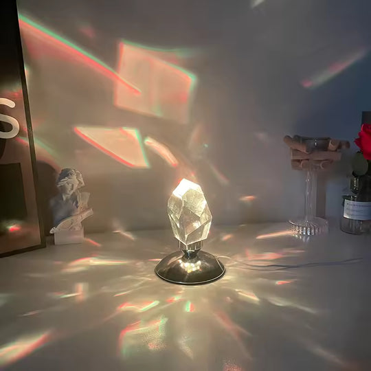 IkraBAY™ - Diamond Crystal Stone Lamp