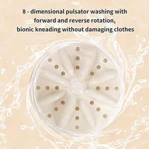 IkraBAY™ - Double-Bucket Mini Washing Machine Ⓢ